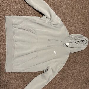 Nike Men's Light Gray Hoodie